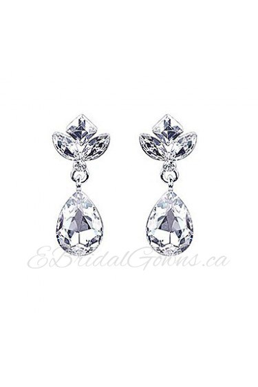 Drop Earrings Women's Alloy Earring Rhinestone