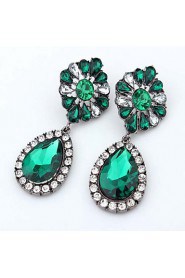 Boutique Fashion Small Fresh Flowers Retro Female Drop Earrings Wedding