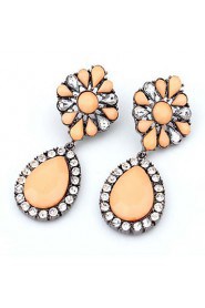 Boutique Fashion Small Fresh Flowers Retro Female Drop Earrings Wedding