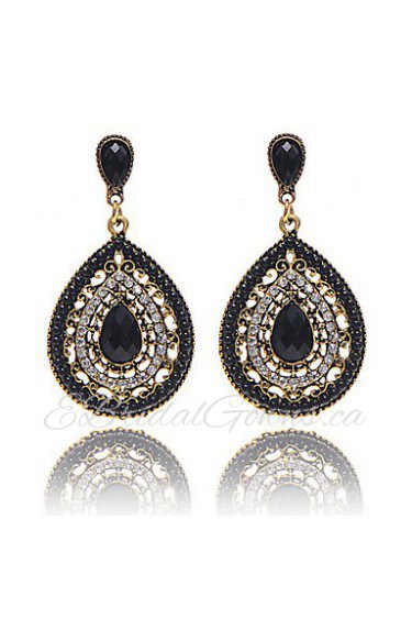 Bohemian Beads Full Of Diamond Drops Earrings