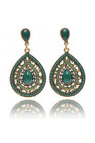 Bohemian Beads Full Of Diamond Drops Earrings