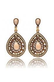 Bohemian Beads Full Of Diamond Drops Earrings