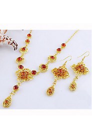 Jewelry Set Women's Birthday / Gift / Party / Daily / Special Occasion Jewelry Sets Alloy Necklaces / Earrings As the Picture