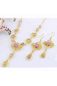 Jewelry Set Women's Birthday / Gift / Party / Daily / Special Occasion Jewelry Sets Alloy Necklaces / Earrings As the Picture