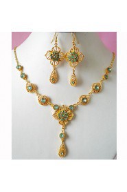 Jewelry Set Women's Birthday / Gift / Party / Daily / Special Occasion Jewelry Sets Alloy Necklaces / Earrings As the Picture