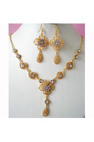 Jewelry Set Women's Birthday / Gift / Party / Daily / Special Occasion Jewelry Sets Alloy Necklaces / Earrings As the Picture