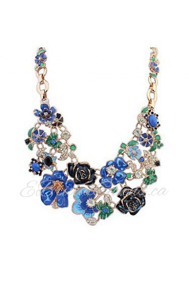 Beautiful Flowers and Sweet Pastoral Style Fashion Necklace(More Colors)