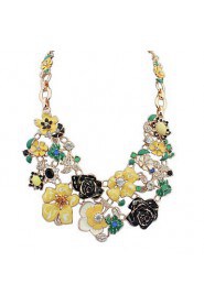 Beautiful Flowers and Sweet Pastoral Style Fashion Necklace(More Colors)