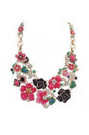 Beautiful Flowers and Sweet Pastoral Style Fashion Necklace(More Colors)