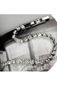 Women's Tennis Bracelet Alloy Rhinestone