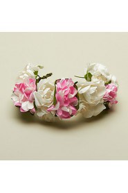 Women's / Flower Girl's Paper Headpiece-Wedding / Special Occasion Headbands / Flowers