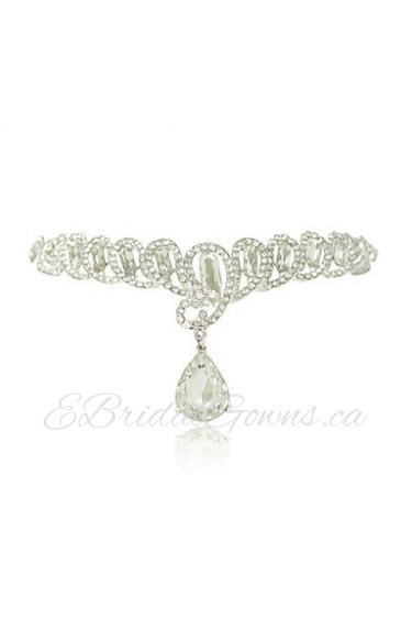 Shine Alloy Forehead Jewelry With Rhinestone Wedding/Party Headpiece