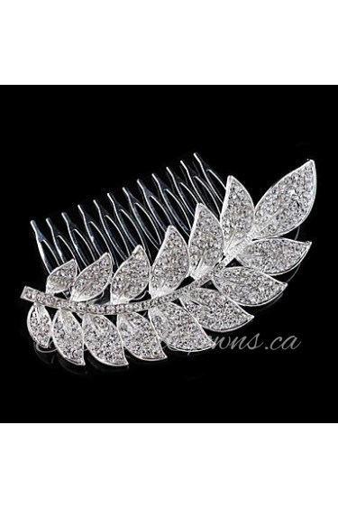 Hairpin Peral Comb for Women Rhinestone Crystals Wedding Hair Accessories Party Wedding Bridal Jewelry