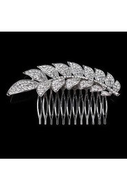 Hairpin Peral Comb for Women Rhinestone Crystals Wedding Hair Accessories Party Wedding Bridal Jewelry