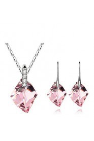 Thousands of colors Women's Alloy Jewelry Set Crystal-9-1-587-2-249