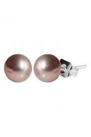 Stud Earrings Women's Pearl Earring Pearl