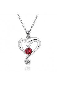 Cremation Jewelry 925 sterling silver Creative Heart with Colorful Zircon Pendant Necklace for Women