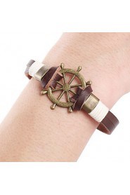 Punk Rudder Steering Wheel Leather Rope Leather Bracelet