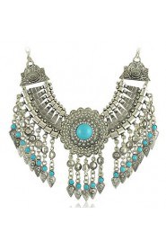 Women's Alloy/Rhinestone/Resin Necklace Party/Daily