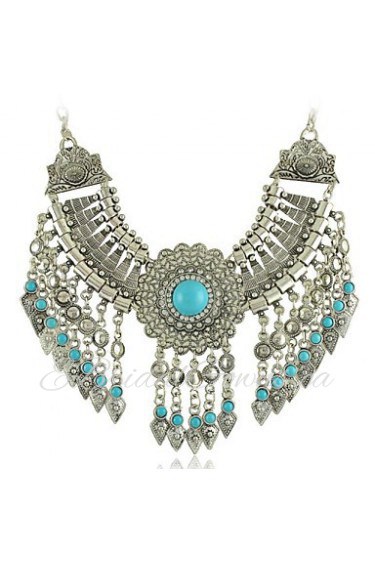 Women's Alloy/Rhinestone/Resin Necklace Party/Daily