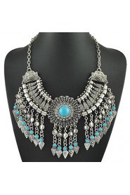 Women's Alloy/Rhinestone/Resin Necklace Party/Daily