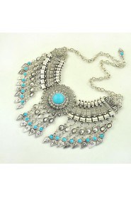 Women's Alloy/Rhinestone/Resin Necklace Party/Daily