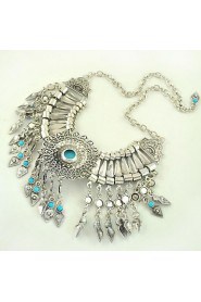 Women's Alloy/Rhinestone/Resin Necklace Party/Daily