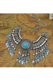 Women's Alloy/Rhinestone/Resin Necklace Party/Daily