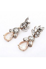 Luxury Flash Diamond Earrings Crystal Earrings