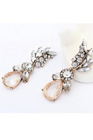 Luxury Flash Diamond Earrings Crystal Earrings