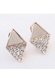 Stud Earrings Women's / Unisex Alloy Earring Rhinestone