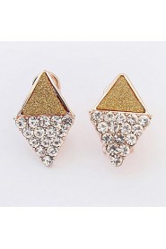 Stud Earrings Women's / Unisex Alloy Earring Rhinestone