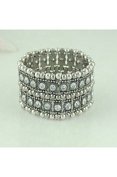 Women's Cuff Bracelet Alloy Rhinestone