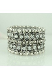 Women's Cuff Bracelet Alloy Rhinestone