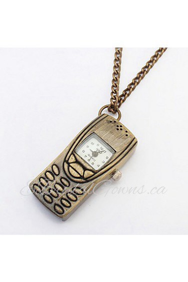 New Fashion Hot Selling Popular Vintage Charms Fashion Pendants Mobile Phone Necklace