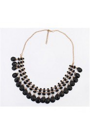 Latest Women Multi layers Statement Necklace Bohemia Style Choker Chains Ball Handmade Collar Necklaces