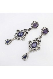 Creative Jewelry for Women Drop Earrings with Rhinestone Wedding Dangle Earrings