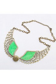 New Fashion Hot Selling Popular Vintage Charms Fashion Pendants Angel Wing Feathers Necklace