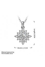 Cremation Jewelry 925 sterling silver Geometry Pave Zircon Pendant Necklace for Women