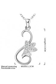 Cremation Jewelry 925 sterling silver Simple Flower with Zircon Pendant Necklace for Women