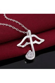 Cremation Jewelry 925 sterling silver Umbrella with Zircon Pendant Necklace for Women