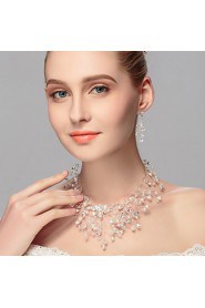 Jewelry Set Women's Anniversary / Wedding / Engagement / Birthday / Gift / Party / Daily / Special Occasion Jewelry Sets Imitation Pearl