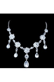 Jewelry Set Women's Anniversary / Wedding / Engagement / Birthday / Gift / Party / Special Occasion Jewelry Sets AlloyRhinestone / Cubic