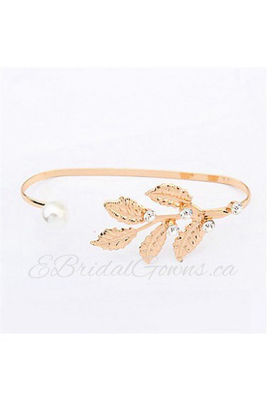 Women's Cuff Bracelet Alloy Rhinestone