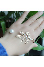 Women's Cuff Bracelet Alloy Rhinestone