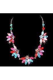 Jewelry Set Women's Birthday / Gift / Party / Special Occasion Jewelry Sets Alloy Rhinestone / Cubic Zirconia Necklaces / EarringsAs the