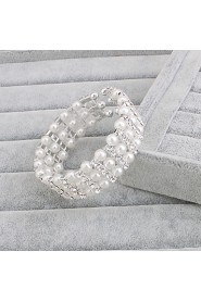 Women's Strand Bracelet Silver / Pearl Pearl