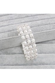 Women's Strand Bracelet Silver / Pearl Pearl