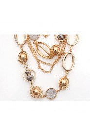 Women's Alloy Necklace Daily Rhinestone-61161032