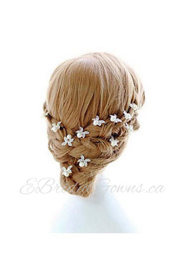 Two Pieces Alloy Wedding/Special Occasion Hairpins With Imitation Pearls